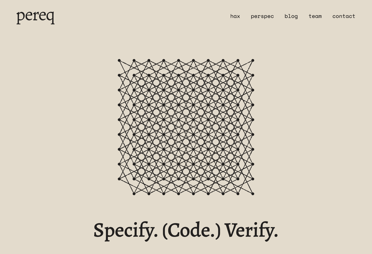 The pereq website at pereq.eu